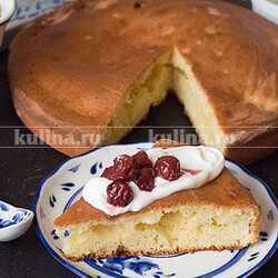 Манник на сметане