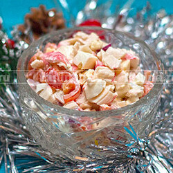 Вкусный салат из крабовых палочек