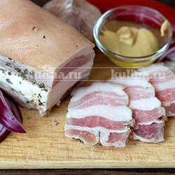 Сало в маринаде