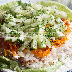 Салат Норвежский роман