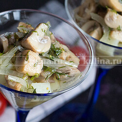 Маринованные шампиньоны за час