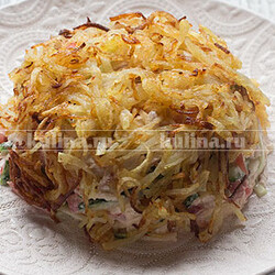 Салат "Муравейник" – рецепт приготовления с фото от Kulina.Ru