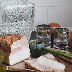 Сало в заварке