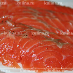 Слабосоленая семга в меде и лимоне – рецепт приготовления с фото от Kulina.Ru