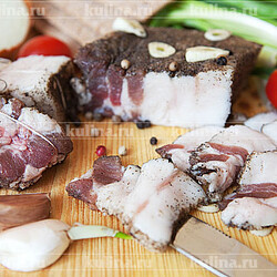 Сало с перцем - рецепт приготовления с фото от Kulina.Ru