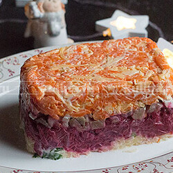 Селедка под шубой по-новому