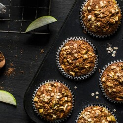 Muffins mit Möhre und Apfel