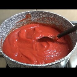 Томатная паста быстро, два в одном из помидор, не выливайте это