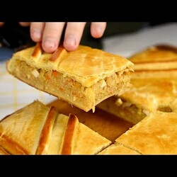 Мягкий, тающий Пирог с капустой на бездрожжевом тесте. Любимый рецепт. Так вкусно!