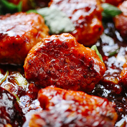 Easy Orange Chicken Meatballs Recipe (one pan)