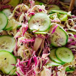 The Best Asian Coleslaw with Easy Sesame Dressing