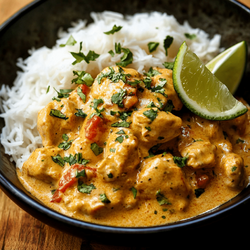 Delicious Coconut Chicken Recipe - emiliarecipes.com