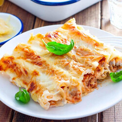 фаршированные макароны(каннелони)