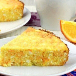 Рецепт: Тыквенная запеканка | С замороженной тыквой.