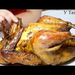 СКОЛЬКО НЕ ГОТОВЬ, ВСЕГДА МАЛО!!! ПЕТУХ, запеченный с ЯБЛОКАМИ в духовке целиком!