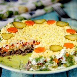 Салат «Печенкин» — рецепт с фото