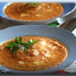Суп-пюре из баклажанов