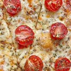 Пиццетта на домашнем бездрожжевом тесте