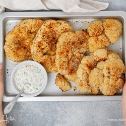 Стейки из цветной капусты, пошаговый рецепт на 1462 ккал, фото, ингредиенты - Ла Ванда