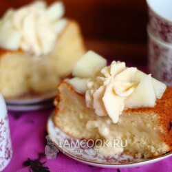 Творожный кекс с дыней — рецепт с фото