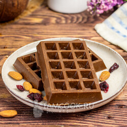 Шоколад из кэроба и кокосового масла — рецепт с фото