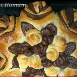 Пирог двухцветный