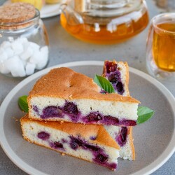 Ягодный пирог на белках на Вкусном Блоге