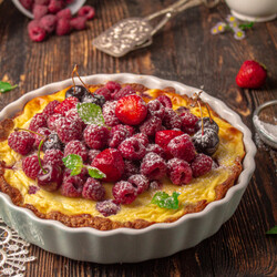 Ягодный тарт ПП — рецепт с фото