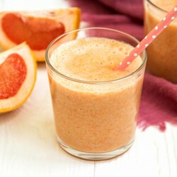 Тыквенный смузи с грейпфрутом на овсяное молоке