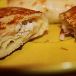 Вкуснейшие блинчики с курицей и сыром