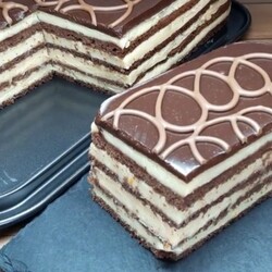 Торт с желатиновой глазурью