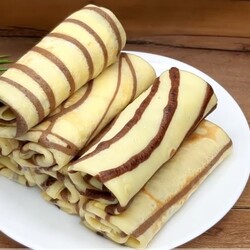 Блины цветные