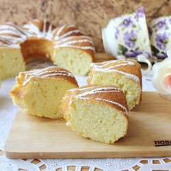 Лимонный кекс на кефире