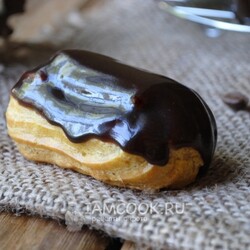 Шоколадная глазурь для эклеров (+эклеры) — рецепт с фото