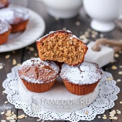 Творожно-овсяные кексы