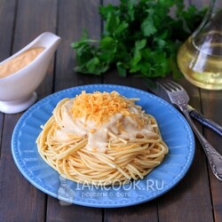 Сырная подлива для макарон