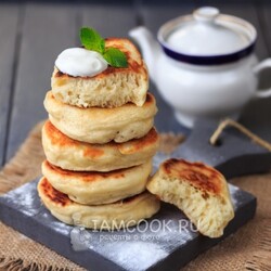 Оладьи на простокваше без яиц