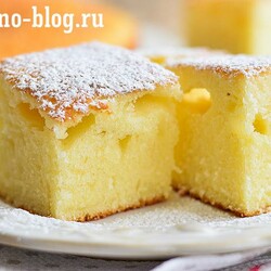 Пирог на сливках