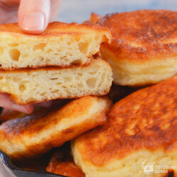 Пышные Оладьи на дрожжах