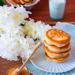 Пышные Оладьи на кефире. Нежные, как пух! Все секреты!