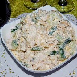 Салат "Загадка для гостей"  - пошаговый рецепт с фото на Повар.ру