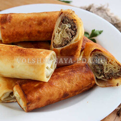 Блинчики с куриными сердечками | Волшебная Eда.ру