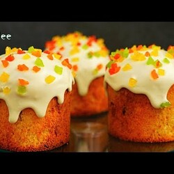 творожный кулич  без ДРОЖЖЕЙ