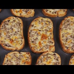 ГОРЯЧИЕ БУТЕРБРОДЫ с Шампиньонами!