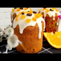 Пасхальный кулич БЕЗ дрожжей