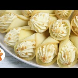 Сахарные Рожки с Кремом