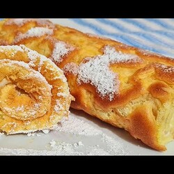 Нежный Яблочный Рулет