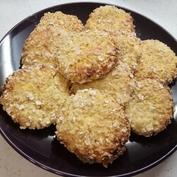 Сырники с овсяными хлопьями в духовке