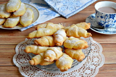 Печенье трубочки из творожного теста рецепт с фото пошагово - 1000.menu