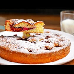 Легендарный ПИРОГ, покоривший сердца МИЛЛИОНОВ! Вкусный пирог со сливами / сливовый пирог